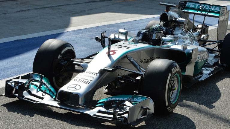 Rosberg: Set fastest time of the test