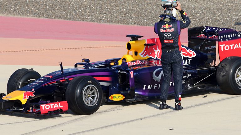 Sebastian Vettel: Managed just 14 laps