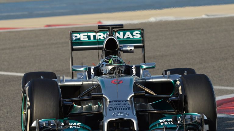 Nico Rosberg in the Mercedes