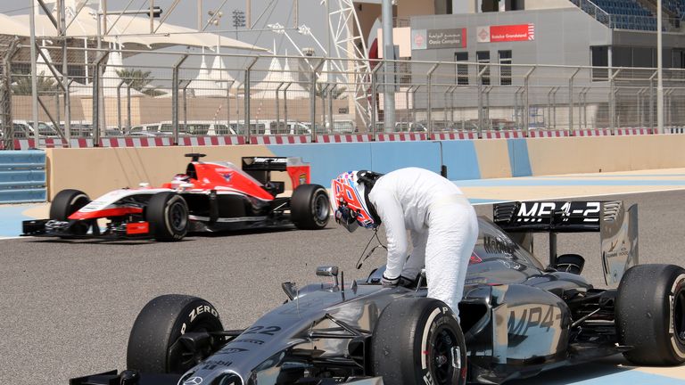 Jenson Button: Suffered gearbox problem on Friday