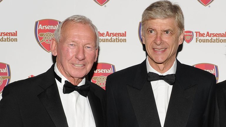 Arsenal Foundation Ambassadors Bob Wilson and Arsene Wenger