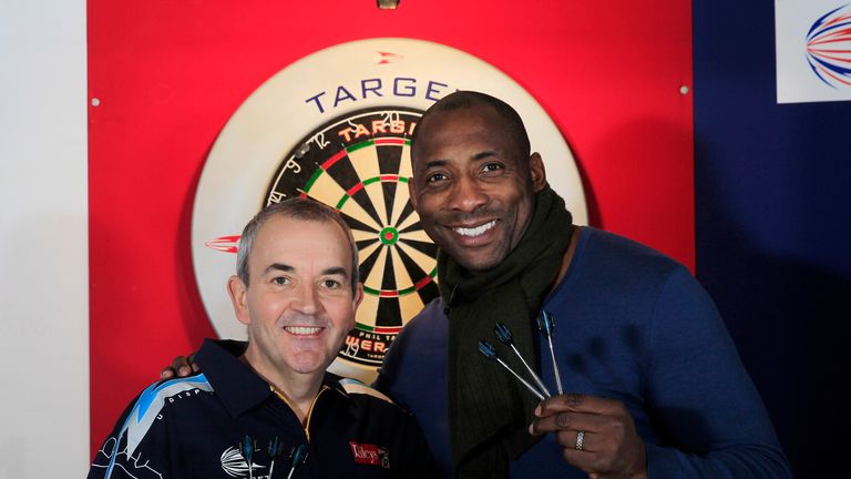 Phil Taylor and Johnny Nelson