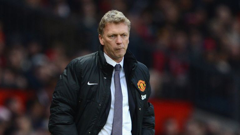 David Moyes: Endured another testing afternoon at Old Trafford