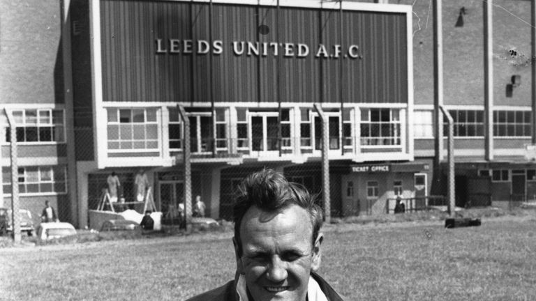 Don Revie, manager of Leeds United Football Club.  