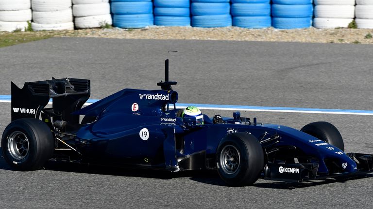 FW36 on track