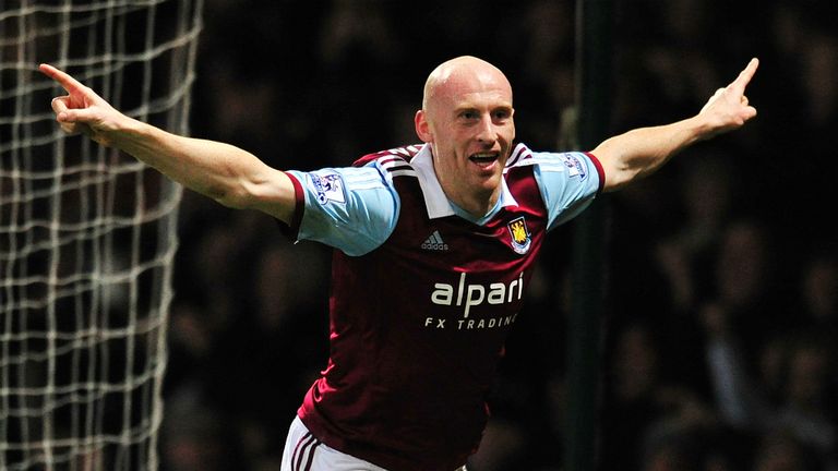 James Collins: Headed West Ham into the lead