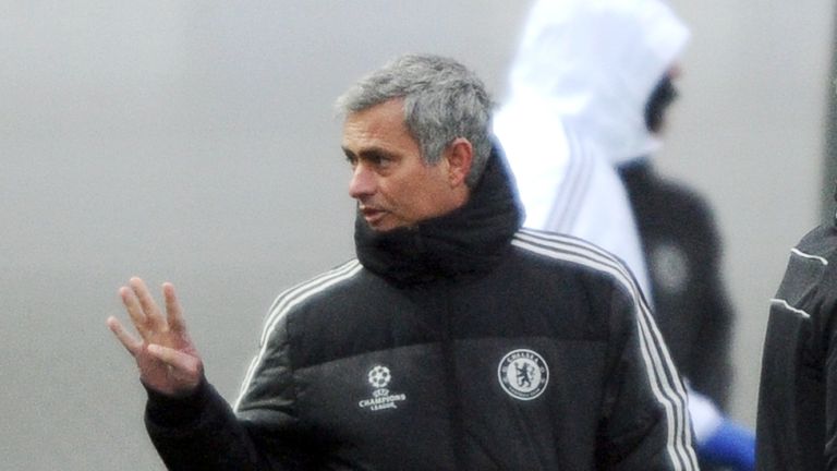 Jose Mourinho: Taking training session in Istanbul on Tuesday