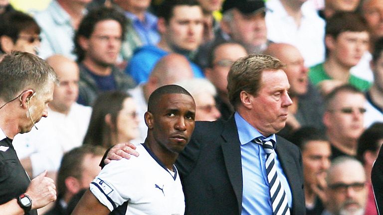 Jermain Defoe and Harry Redknapp have worked together at three clubs in the past