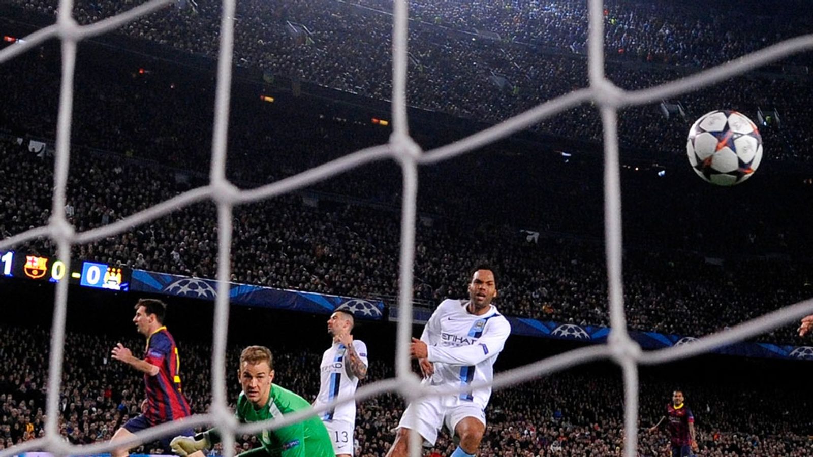Champions League: Barcelona beat Man City 2-1 to go through 4-1 on ...