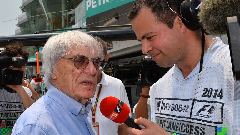 Bernie Ecclestone: Wants volume upped