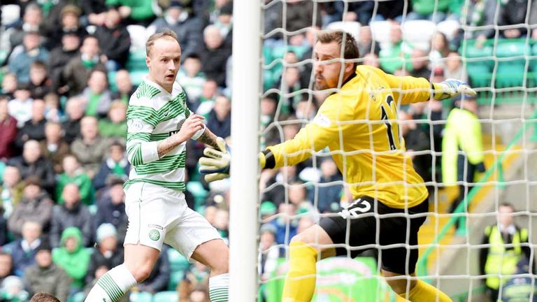 Leigh Griffiths: Scores the first of goal his hat-trick against Inverness