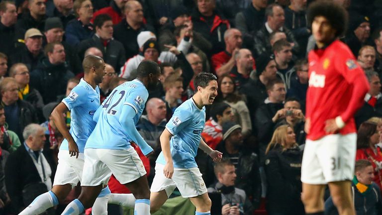 Fellaini: summer signing looks on as City celebrate