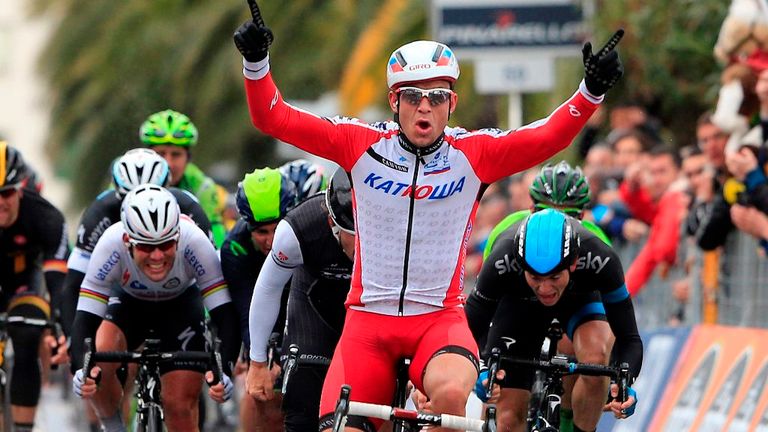 Alexander Kristoff sprinted to the biggest win of his career