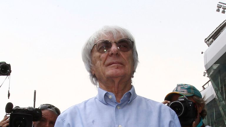 President and CEO of Formula One management Bernie Ecclestone