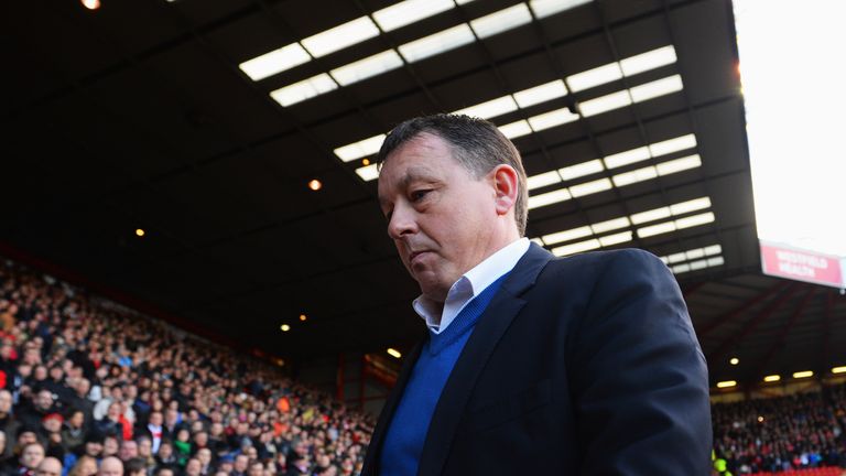 SHEFFIELD, ENGLAND - FEBRUARY 16:  Nottingham Forest manager Billy Davies reacts at the end of the FA Cup Fifth Round match between Sheffield United and No