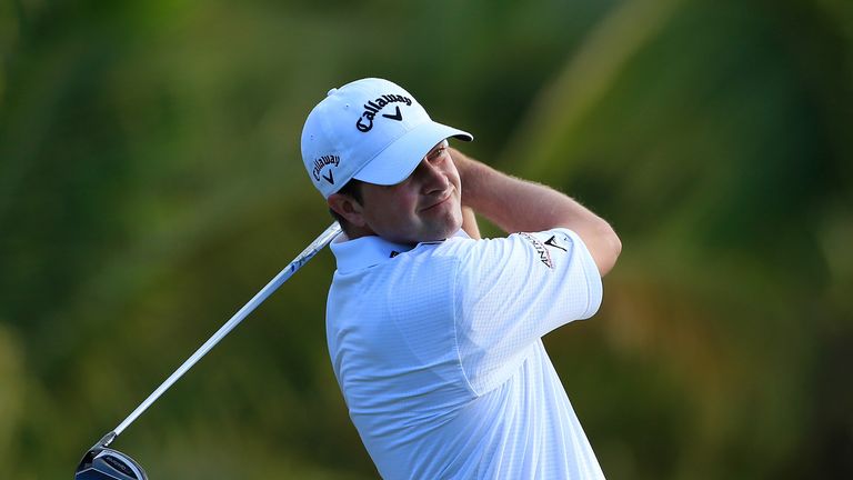 Brian Stuard hits a drive during the first round of the Puerto Rico Open 