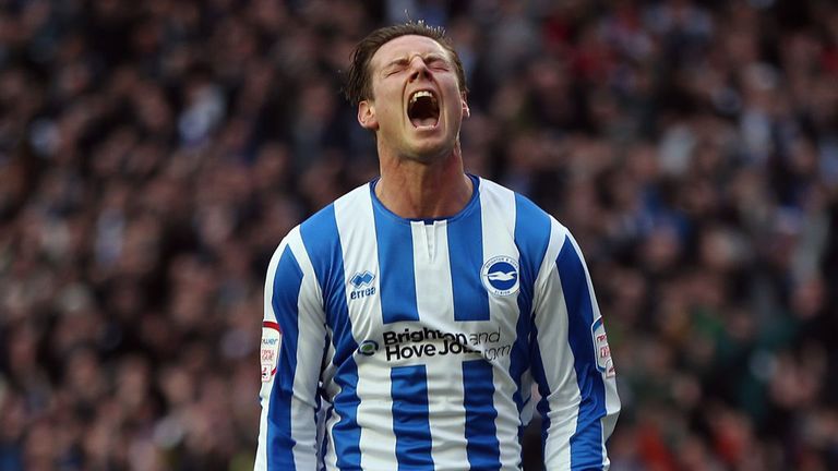 Brighton striker Will Hoskins