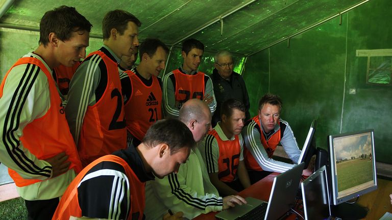 Football analytics: DFB referees meeting on July 2, 2011 in Altensteig, Germany.