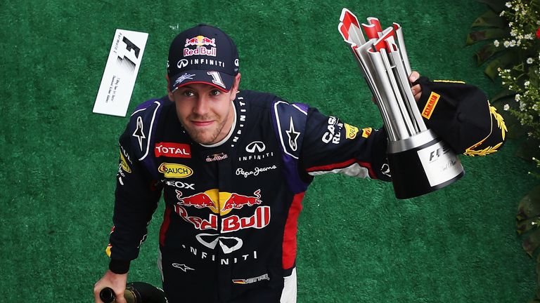 Sebastian Vettel finished on the podium in Malaysia