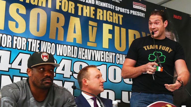 Tyson Fury fined over foul-mouthed rant at press conference