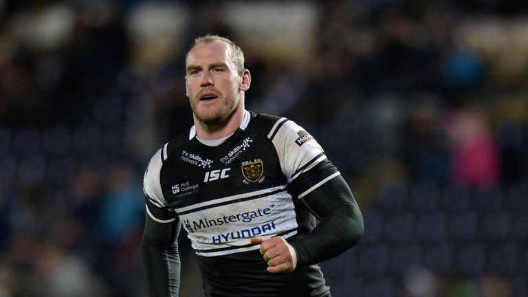 Gareth Ellis of Hull FC in action during the 2014 First Utility Super League season
