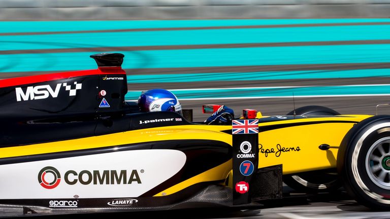 Jolyon Palmer: Topped Day One for DAMS (GP2 Series Media)