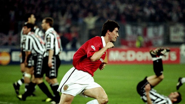 Roy Keane Manchester United Juventus 1999
