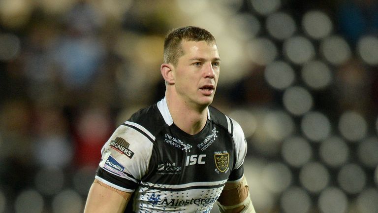 Richard Horne of Hull FC in action during the Super League