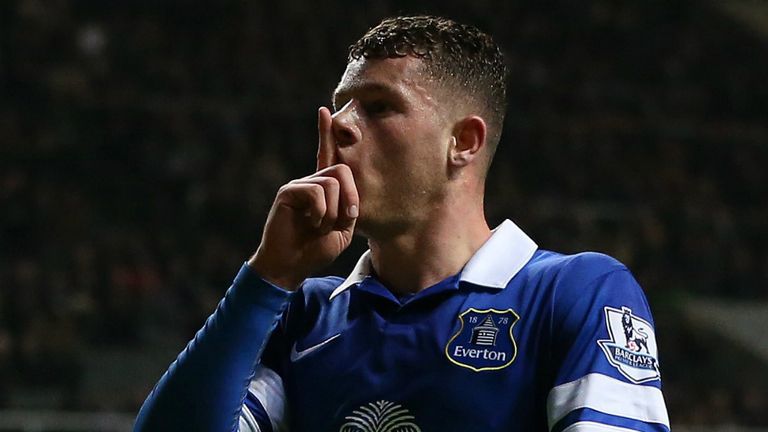 Ross Barkley: On target once more as Everton took a first-half lead against Newcastle at St James' Park