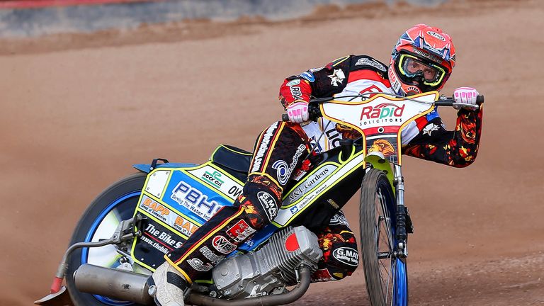 Simon Stead Leicester Lions Speedway (Picture credit Steve Dixon Photography)