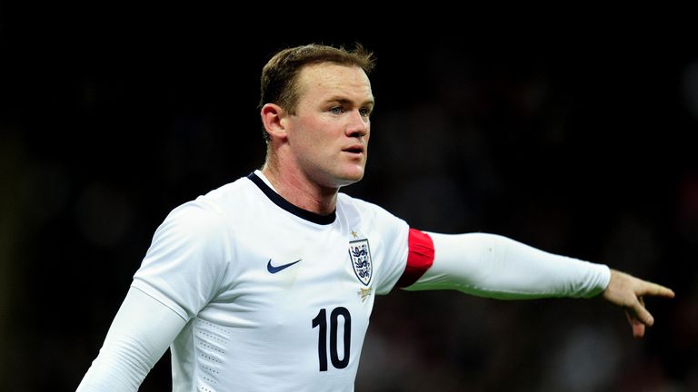 LONDON, ENGLAND - NOVEMBER 19:  Wayne Rooney of England signals during the international friendly match between England and Germany at Wembley Stadium on N