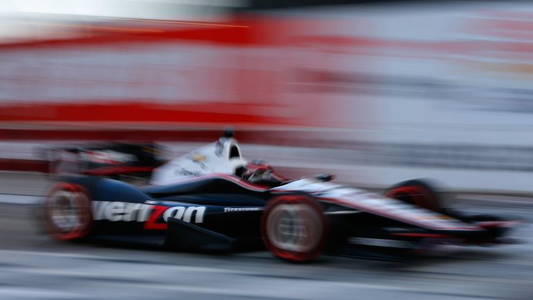Will Power of Australia drives during the Verizon IndyCar Series race at St Petersburg
