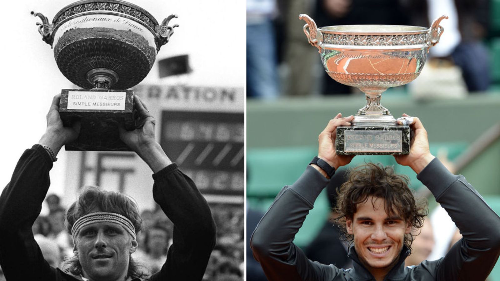 Praten tegen Oorzaak Deuk Rafael Nadal, Bjorn Borg , Ivan Lendl and the seven kings of clay | Tennis  News | Sky Sports