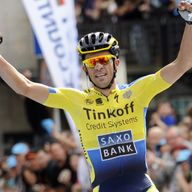 Alberto Contador dropped rival Alejandro Valverde on the final climb