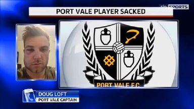 Port Vale player sacked