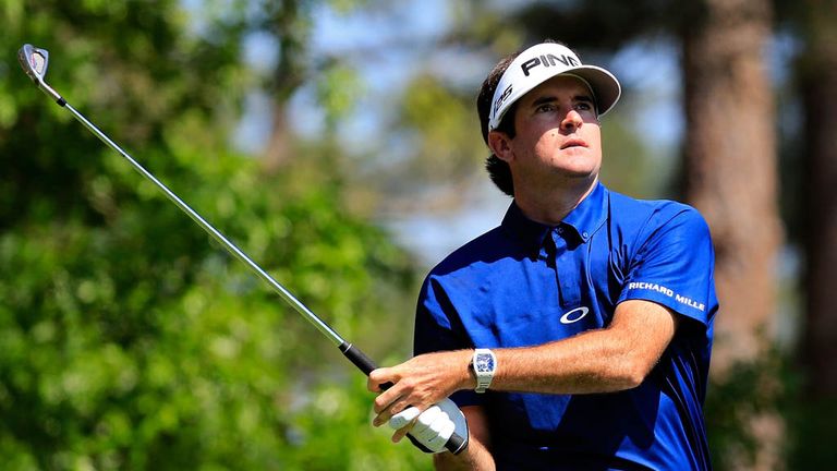 Bubba Watson: Needed a tricky par putt at the last to sit level with Jordan Spieth