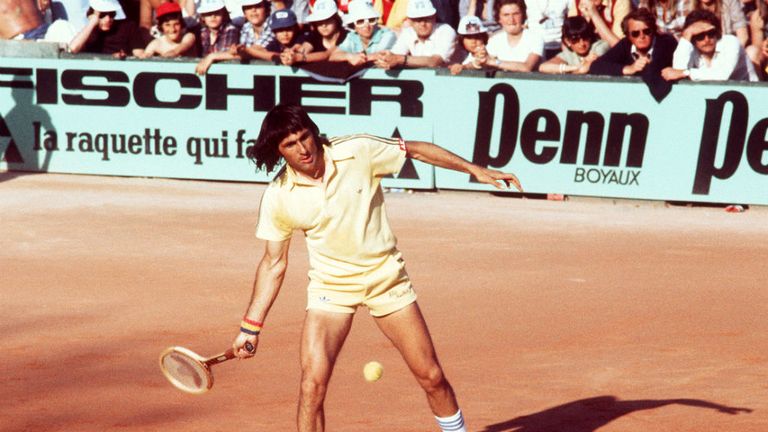 - Romanian Ilie Nastase returns a ball during the Paris International tournament in June 1977. Nastase won the Forrest Hills championships in 1972 and the Rolland Garros championships