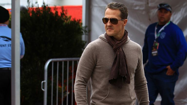  Michael Schumacher: Recently came out of a coma