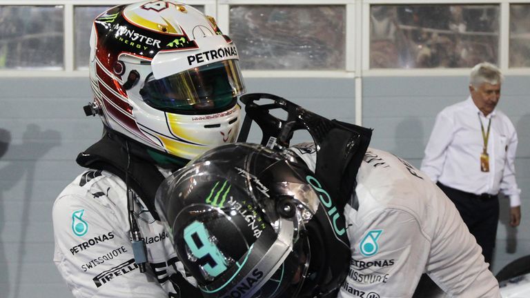 Rosberg edged ahead on several occasions - but couldn't hold on