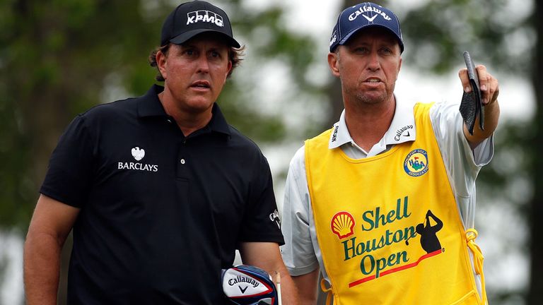 Phil Mickelson during Thursday's opening 68 in Texas