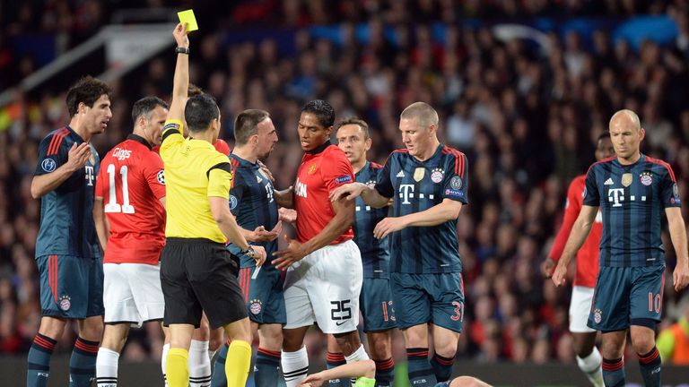 Antonio Valencia: Booked after tough challenge