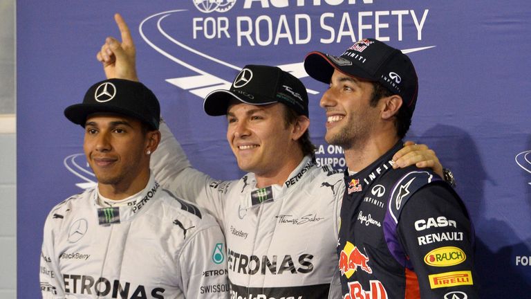 The top three in qualifying