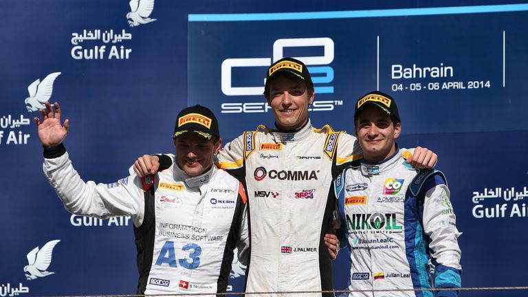 The Sprint Race podium