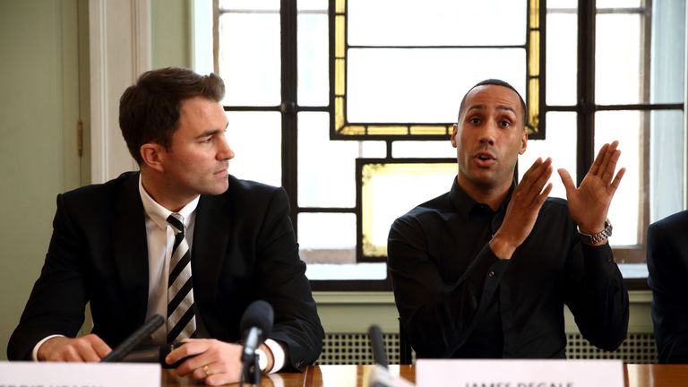 James DeGale signs for Matchroom Sport