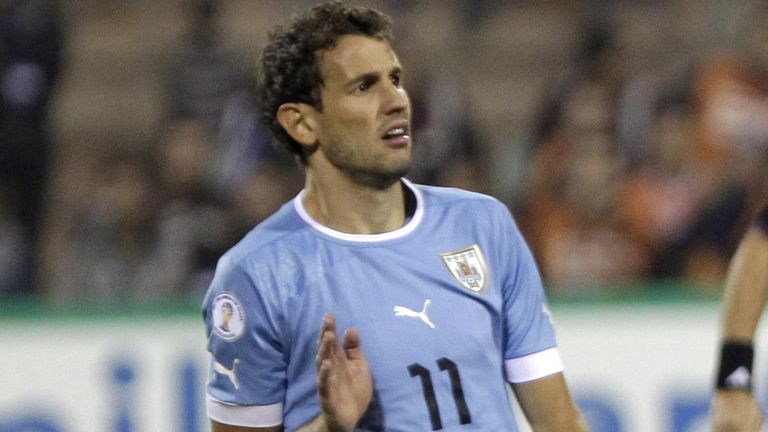 Christian Stuani of Uruguay