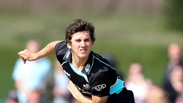 Zafar Ansari of Surrey in action during the Friends Life T20 match between Kent and Surrey at The County Ground on June 17, 2012.
