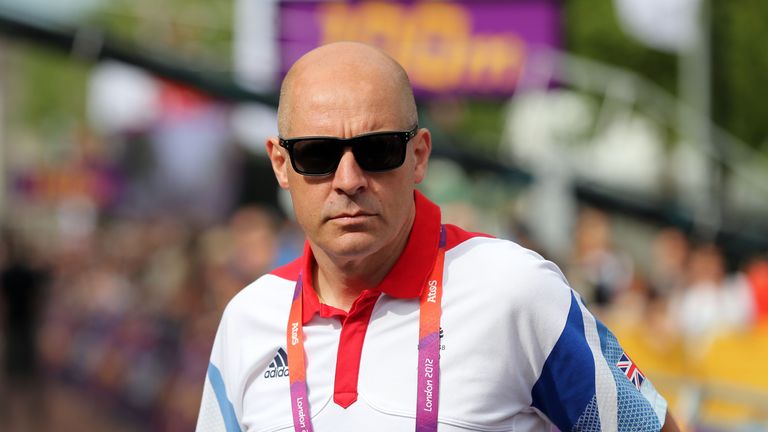 Dave Brailsford during the London 2012 Olympics.