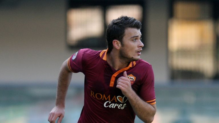 Adem Ljajic of AS Roma in action during the Serie A match against Hellas Verona