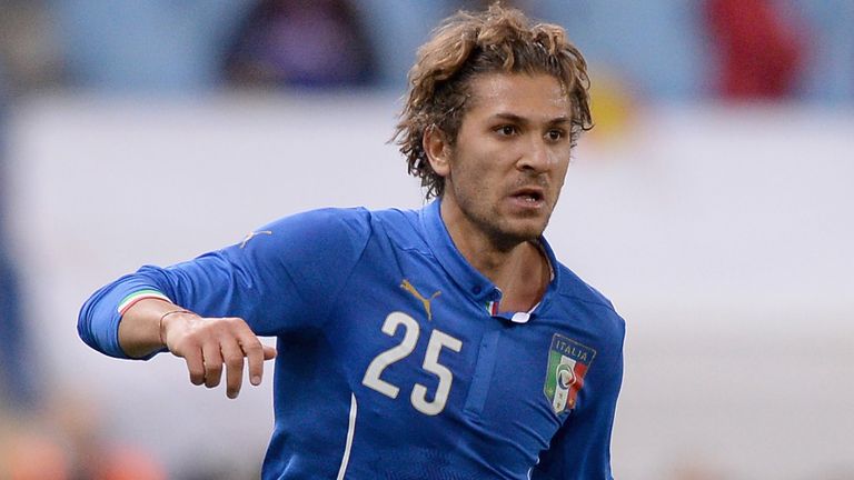 Alessio Cerci of Italy in action during the international friendly match between Spain and Italy 