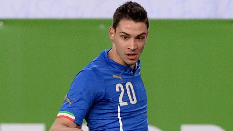 Mattia De Sciglio of Italy in action during the international friendly match between Spain and Italy 